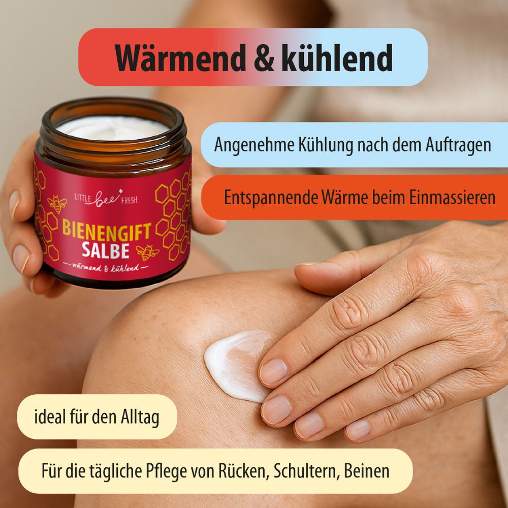 Little Bee Fresh | Bienengiftsalbe wärmend & kühlend – wohltuende Pflege - 50ml