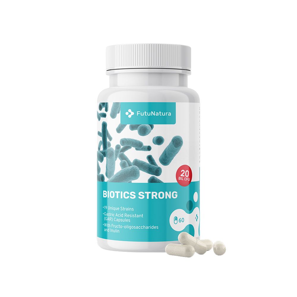 FutuNatura | Biotics Strong Probiotika für die Verdauung - 60 Kapseln
