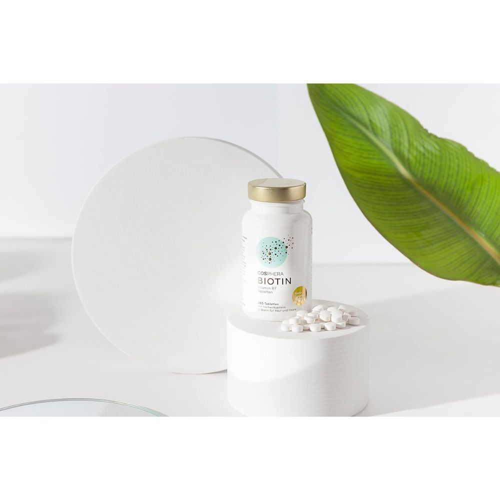 Cosphera | Biotin Tabletten für Haut und Haare - 365 Stück