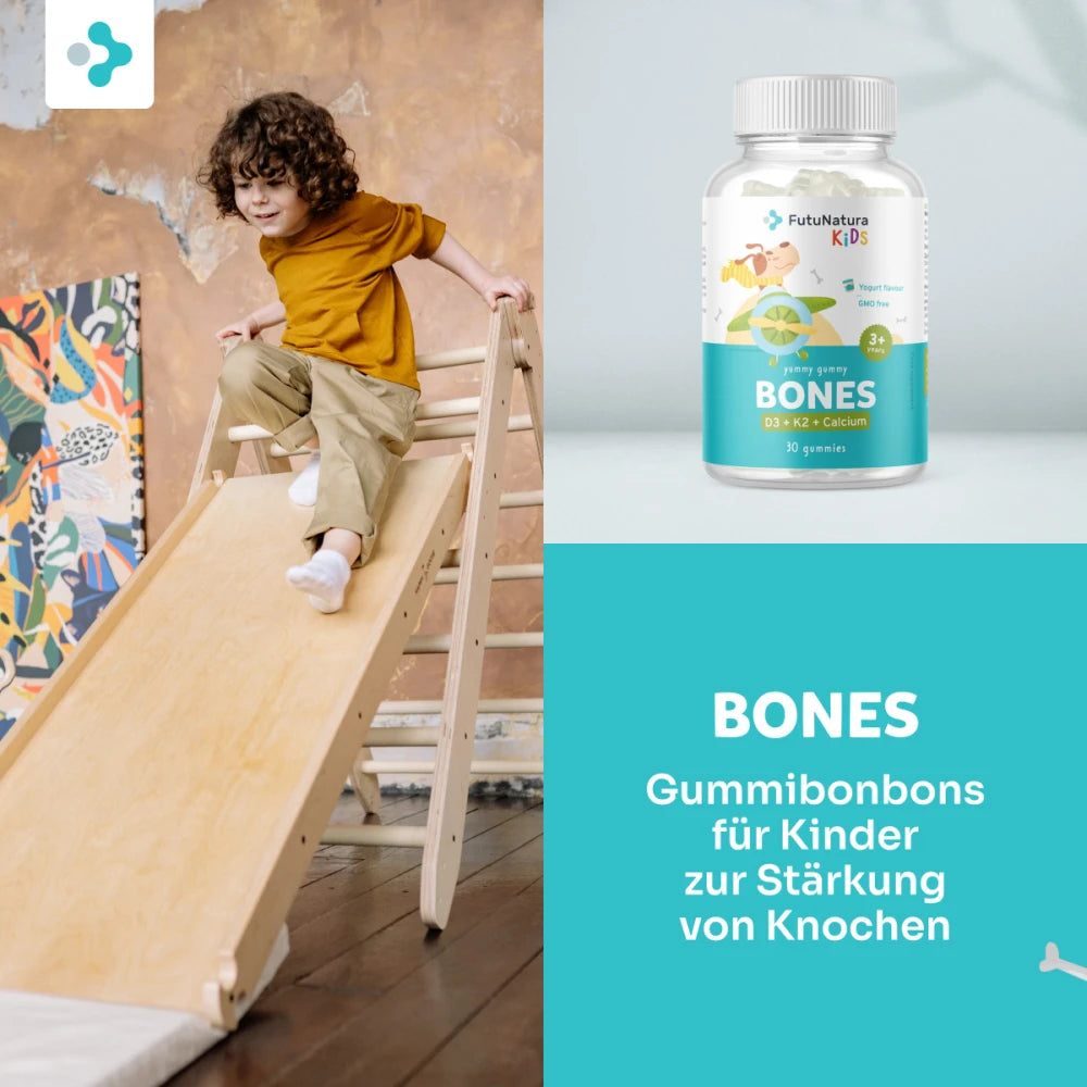 FutuNatura | Bones für Kinder zur Stärkung von Knochen und Zähnen