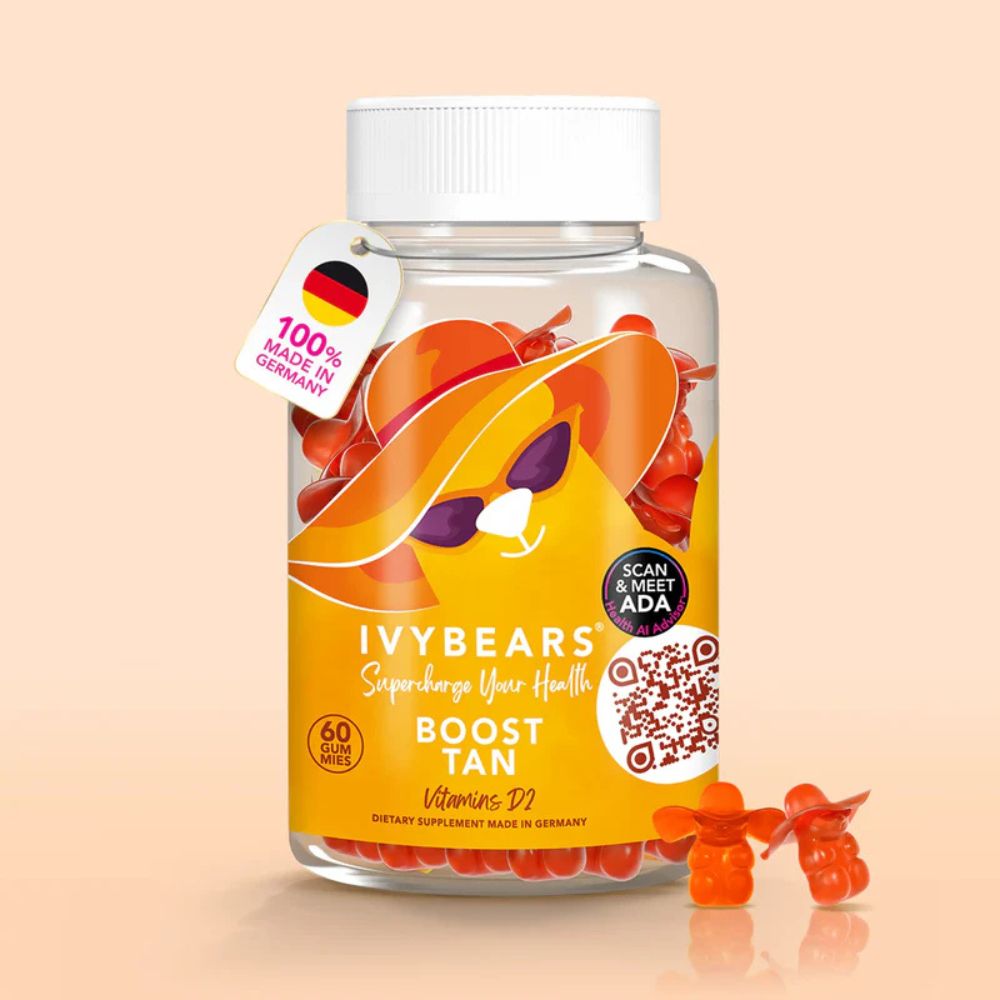 IvyBears | Boost Tan - Gummibärchen für eine natürliche Sommerbräune