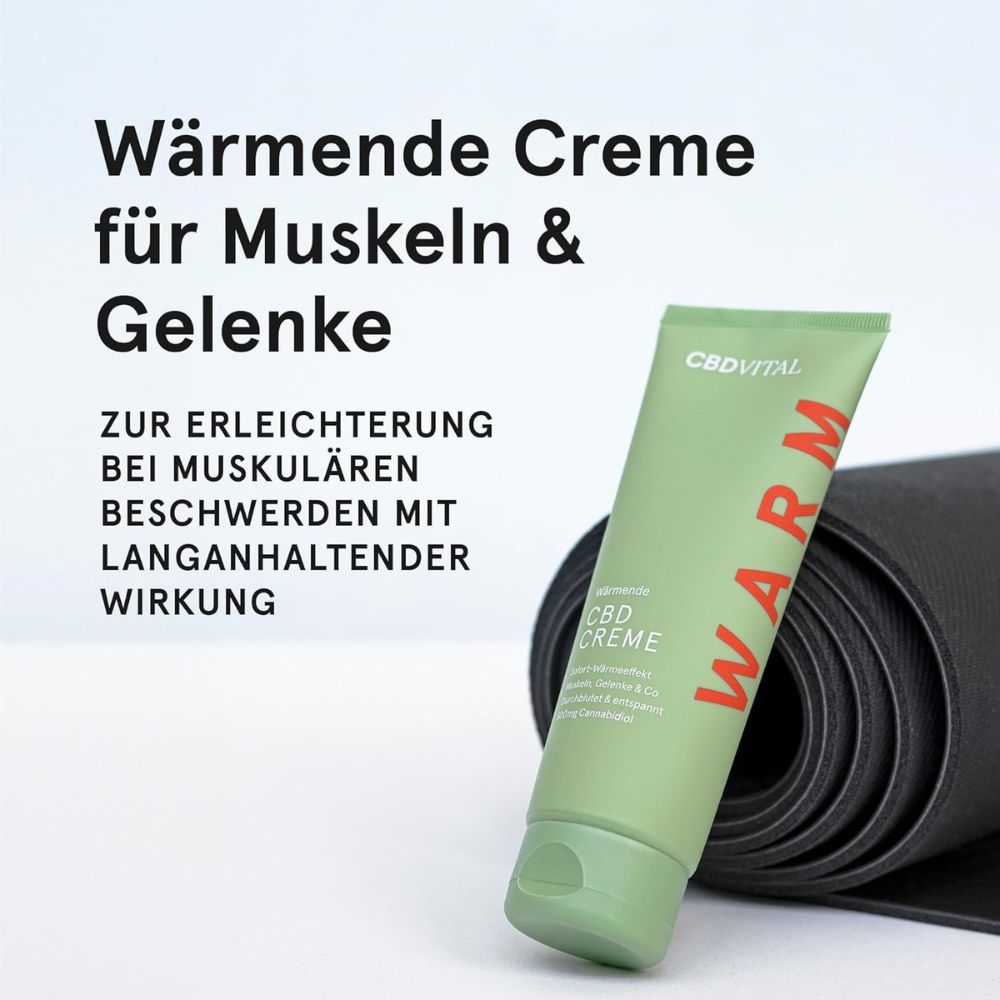 CBD VITAL | Wärmende CBD Creme - WARM - 120 ml