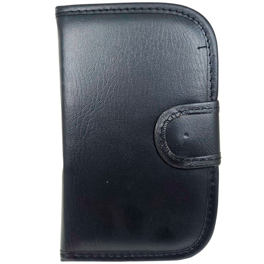 Cepewa | Tablettenbox 2 Wochenplaner im schwarzen Premium Tablettenetui