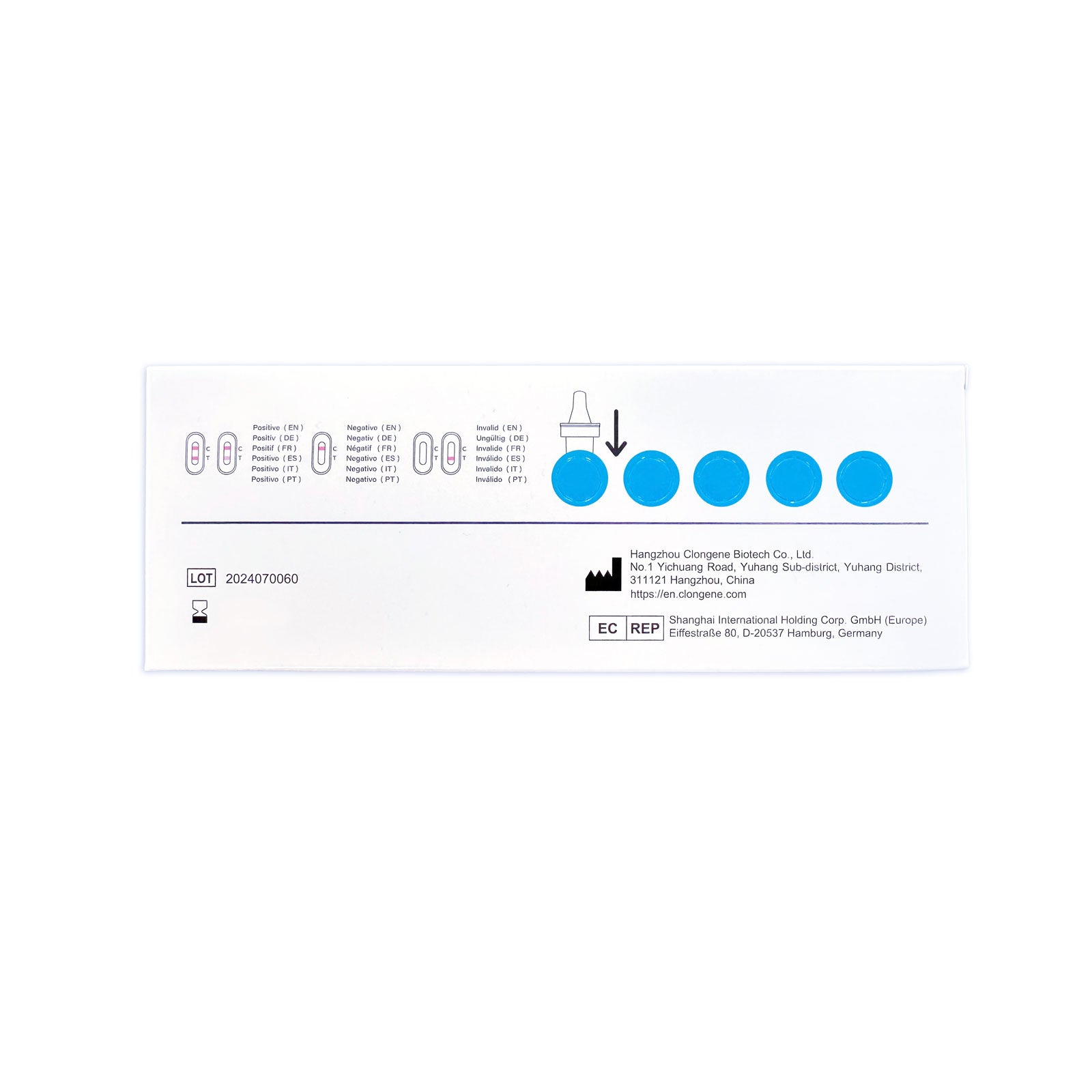 Clungene® Covid-19 Antigen Laien Schnelltest – 5er Box (6/26)