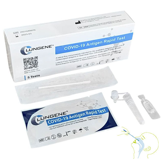 5 Stück Packung Clungene® Antigen Rapid Test