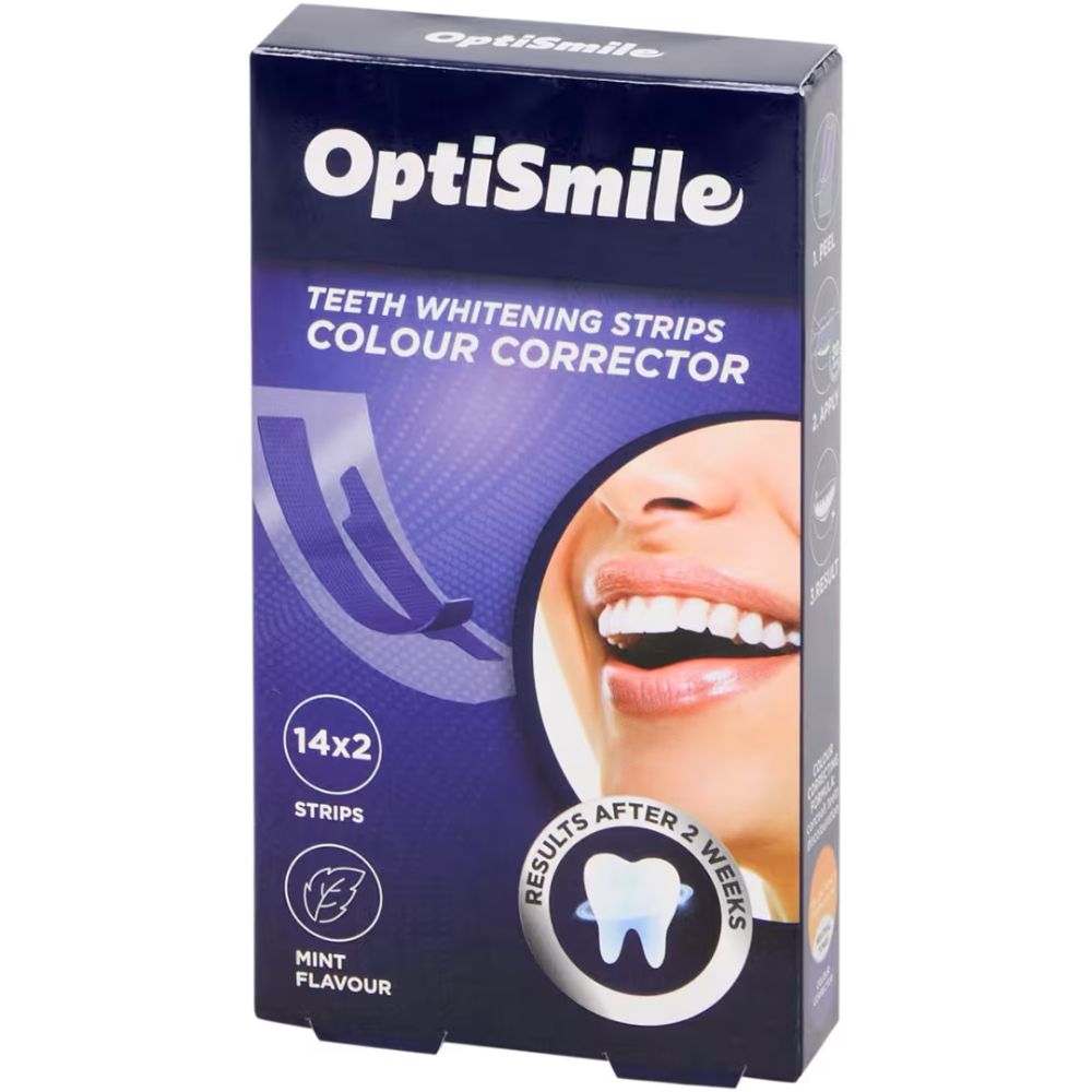 OptiSmile | Colour Corrector Zahnaufhellungsstreifen - 14x2 Behandlungen