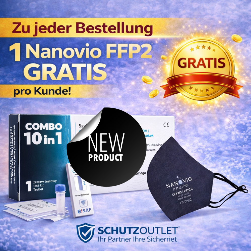 BISAF | 10in1 Test - Covid-19, Influenza A+B, RSV, ADV, hMPV, RhV, hPIV, MP, SP + Gratis Nanovio