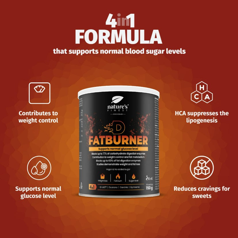 Nature's Finest I D-FatBurner - Einzigartige Fatburner-Formel mit Inulin