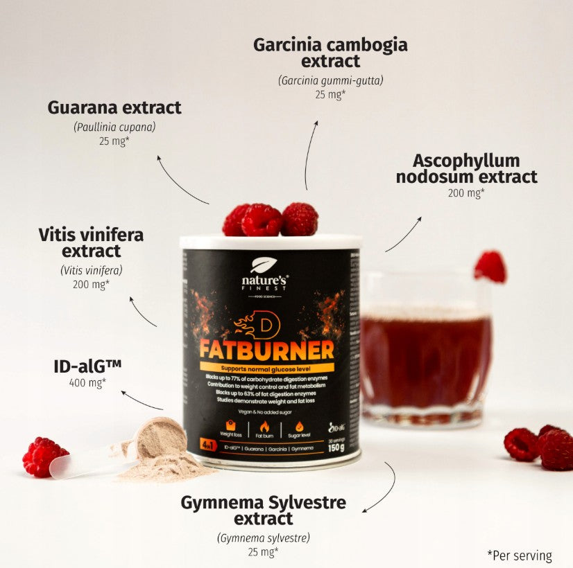 Nature's Finest I D-FatBurner - Einzigartige Fatburner-Formel mit Inulin
