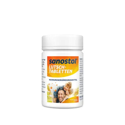 Sanostol Lutschtabletten mit 12 wichtigen Vitamine und der Extraportion Calcium