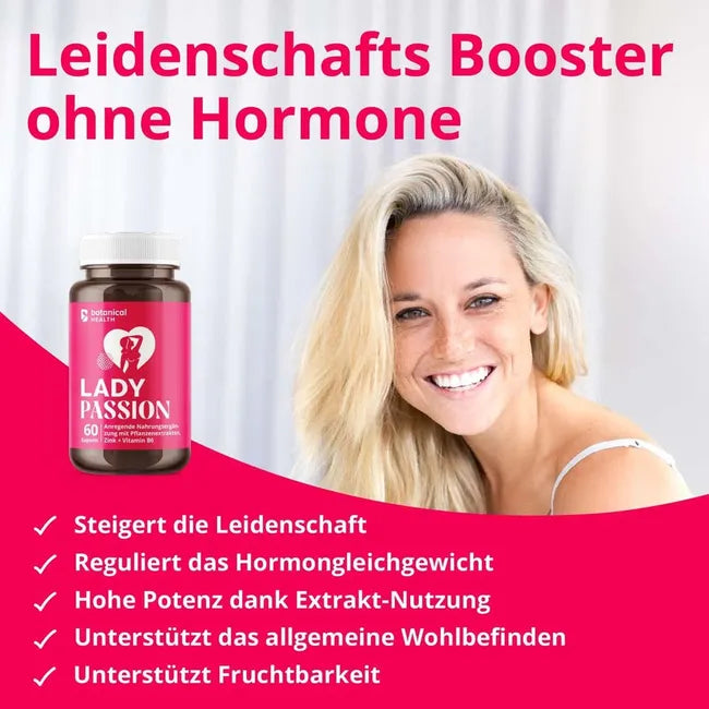 Botanical Health Lady Passion® mit Ashwagandha, Maca und Ginseng