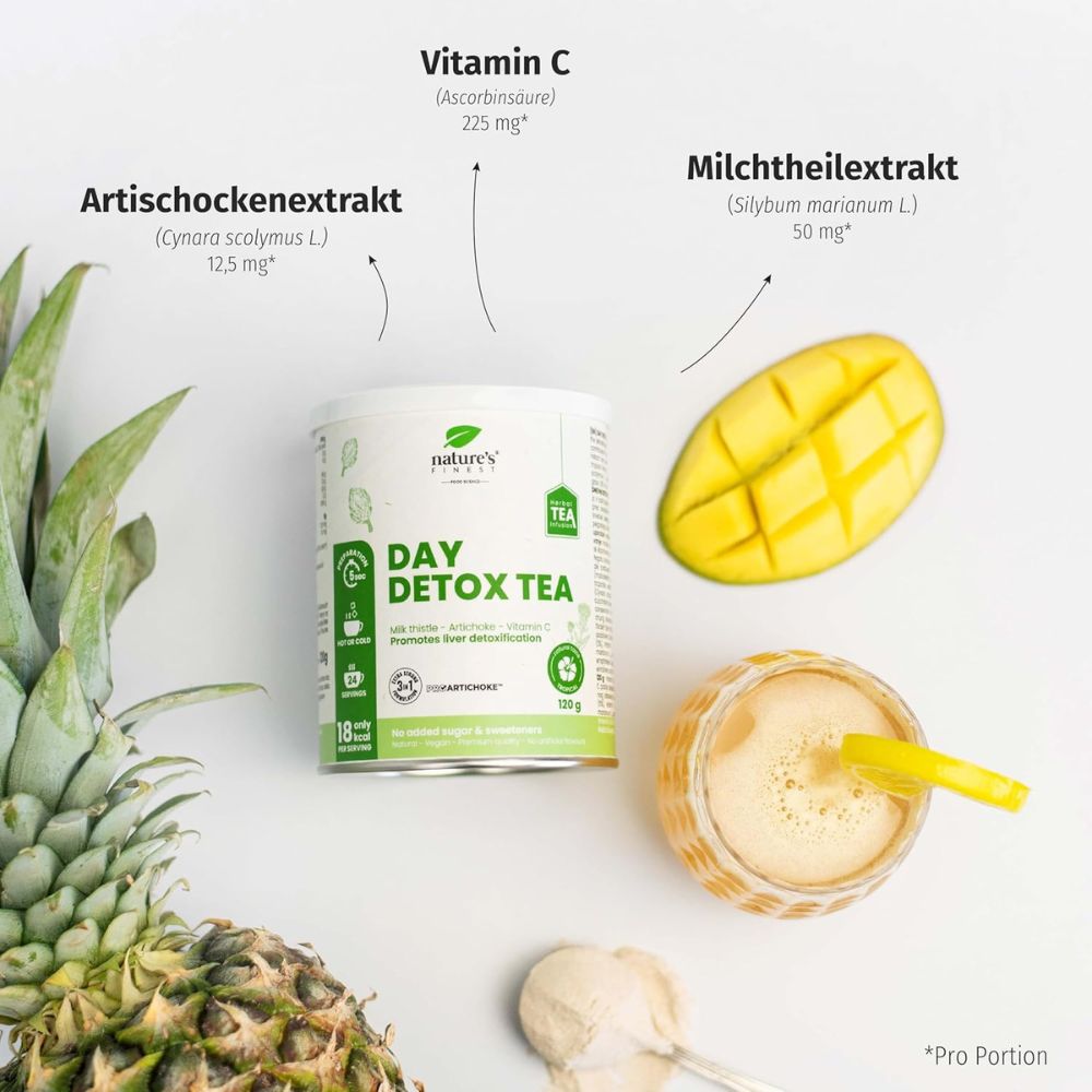 Nature`s Finest | Day Detox-Tee zur Entgiftung & Gewichtsregulation - 120g