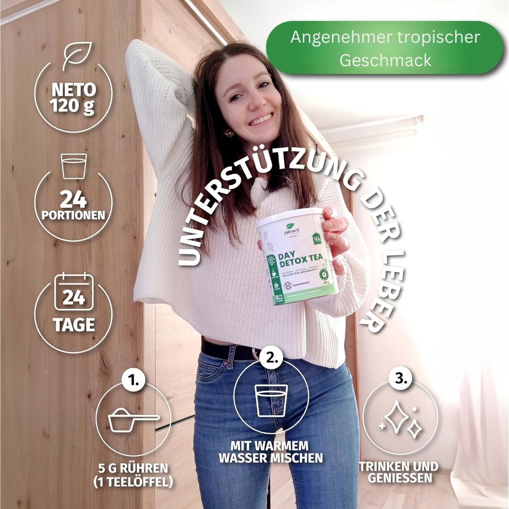 Nature`s Finest | Day Detox-Tee zur Entgiftung & Gewichtsregulation - 120g