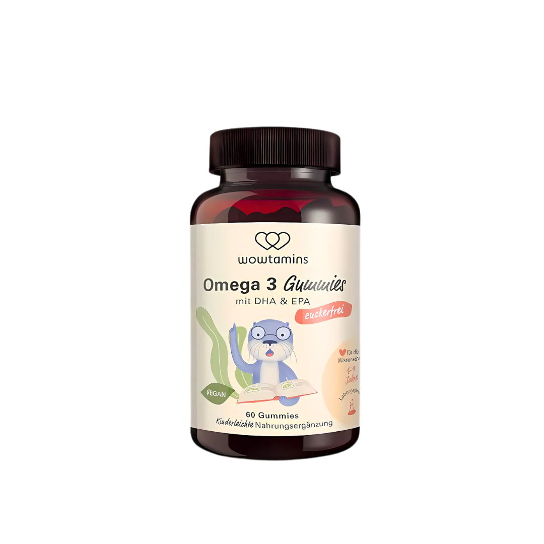 WOWTAMINS I Omega 3 Gummies I zuckerfrei I Omega 3s für Kinder