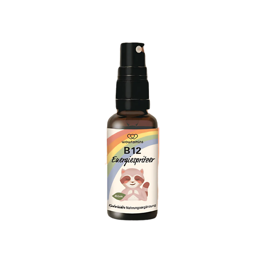 WOWTAMINS I Vitamin B12 Spray Energiespritzer I Kids