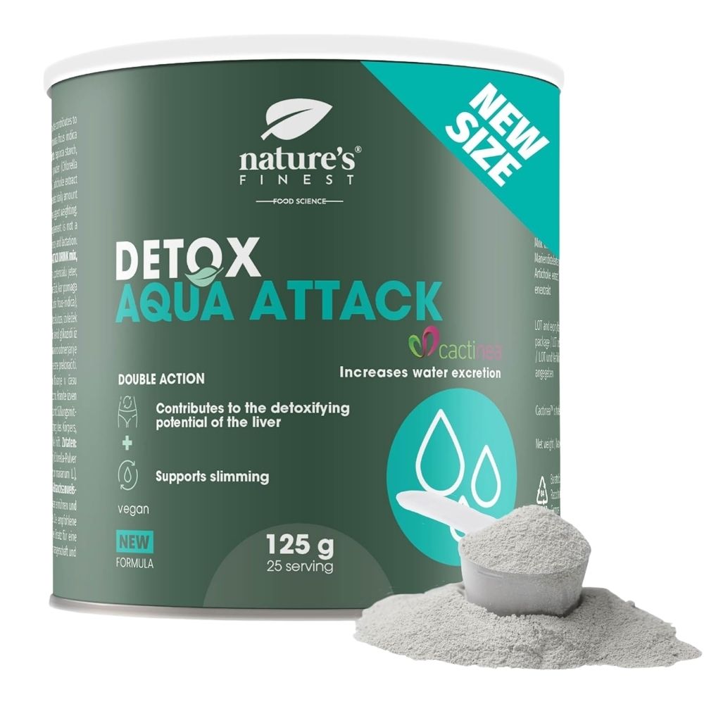 Nature's Finest I Detox Aqua Attack für Entwässerung und Abnehmen