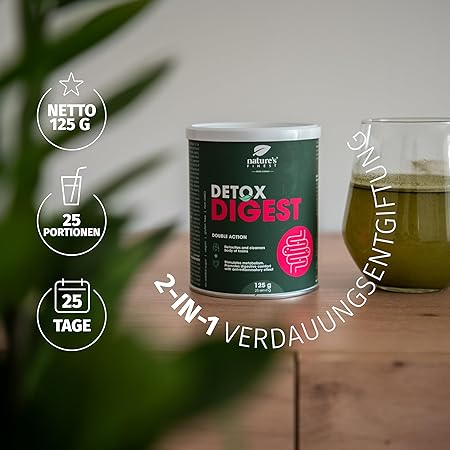 Nature's Finest I Detox Digest I 2-in-1 Verdauungs-Entgiftungsformel