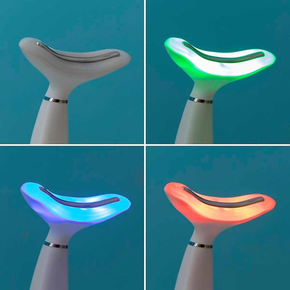 InnovaGoods | Doppelkinnreduzierer mit Phototherapie, Thermotherapie und Vibration