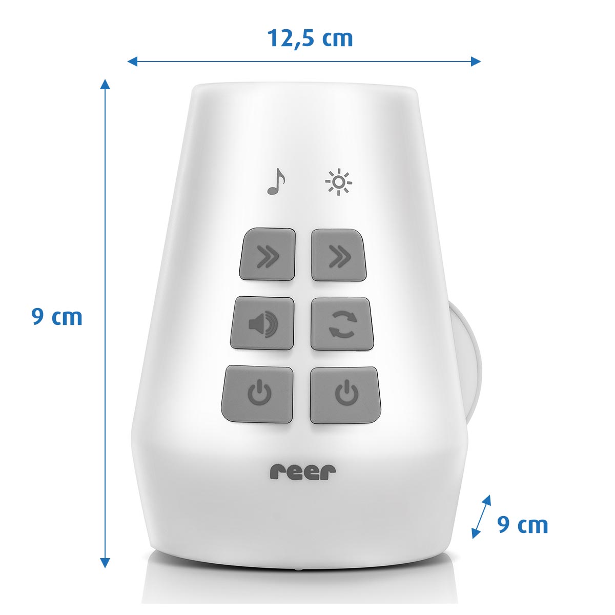 reer | DreamBeam Motivprojektor mit Einschlafliedern und Naturgeräuschen - Weiß
