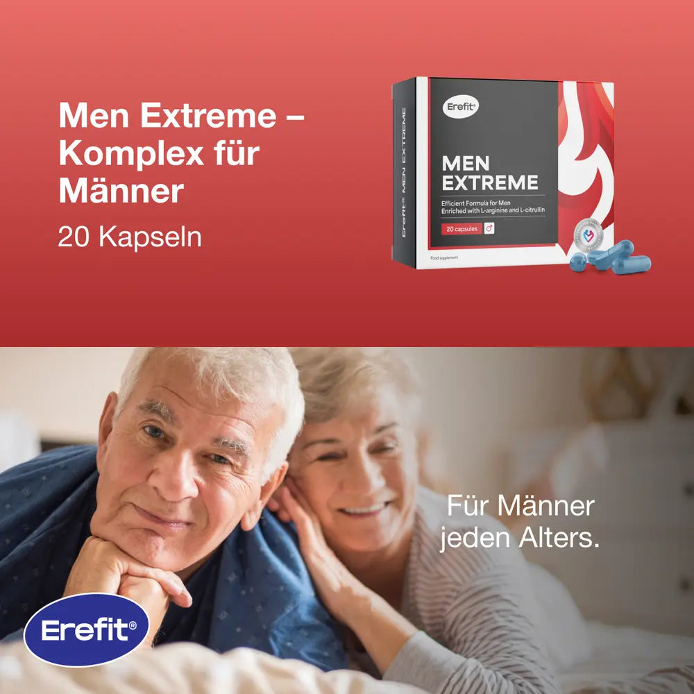 Erefit | Men Extreme Komplex für Männer - 20 Kapseln