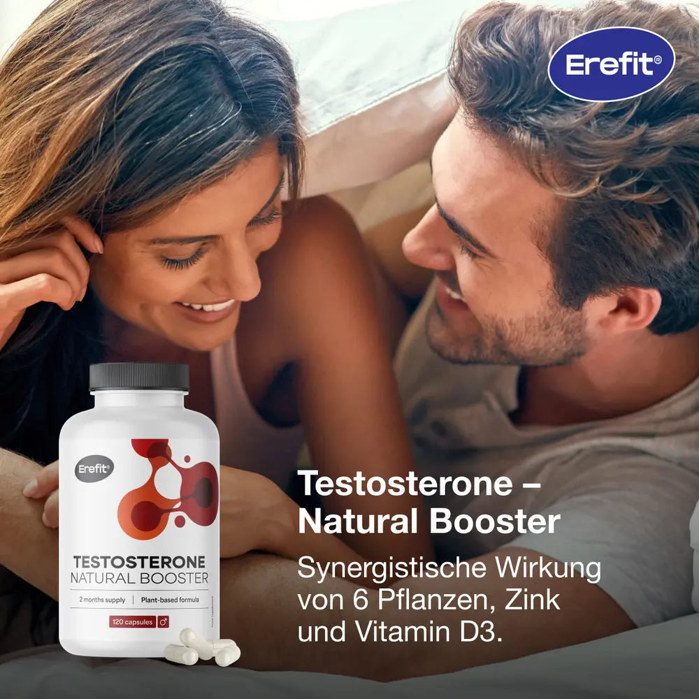Erefit | Testosterone – Natural Booster - 120 Kapseln