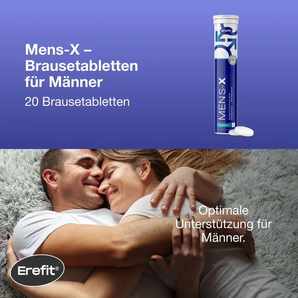 Erefit | Mens-X für Männer – Alternative zu Viagra und Kamagra - 20 Brausetabletten