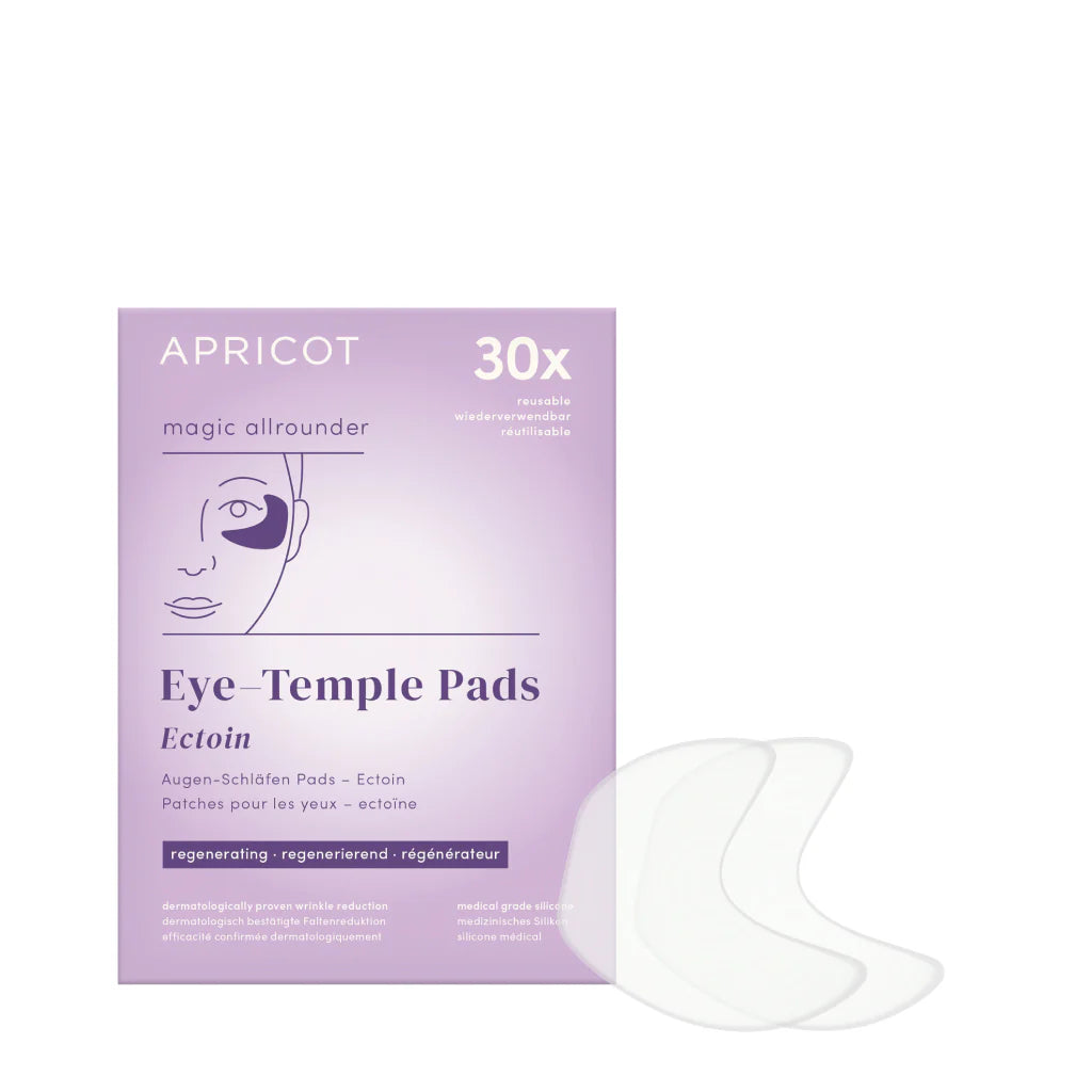 APRICOT I Wiederverwendbares Augen- und Schläfenpad mit Ectoin (Lila Packung)