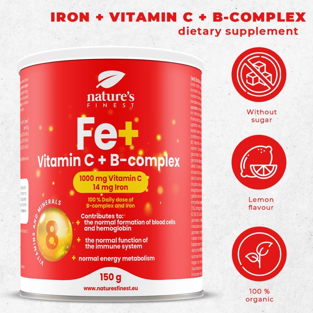 Nature's Finest I Eisen + Vitamin C + B-Komplex