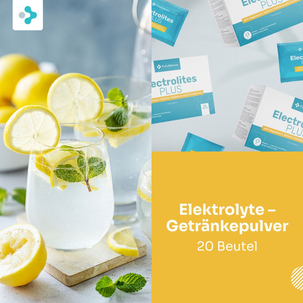FutuNatura | Elektrolyte Plus für Unterstützung der Hydratation - 20 Beutel