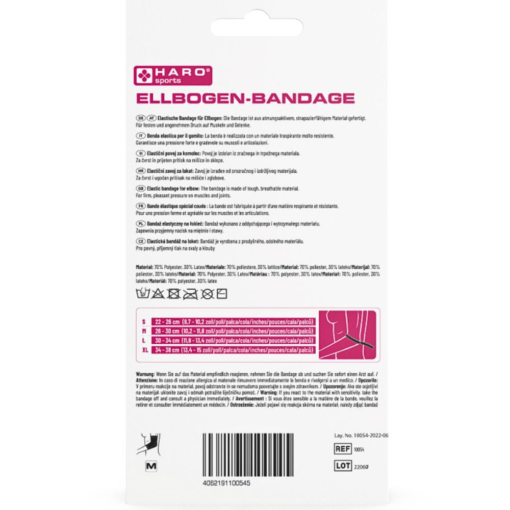 Haro | Ellbogenbandage - Medium - 1 Stück