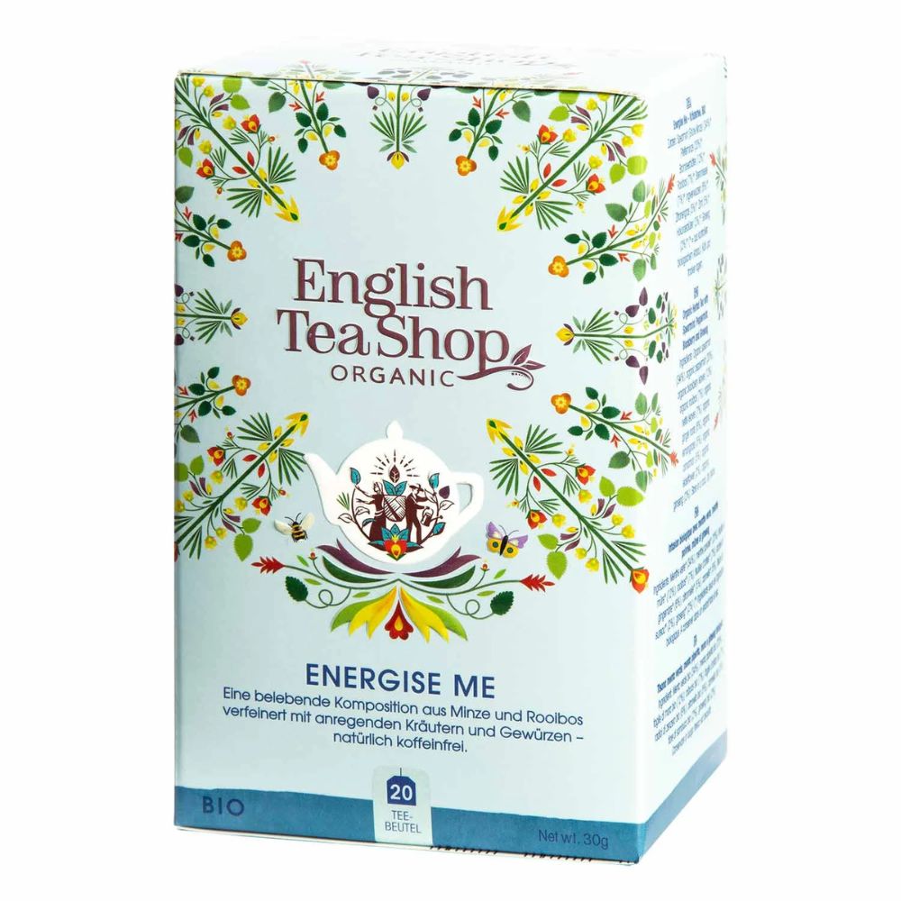English Tea Shop | Energise Me BIO Wellness-Tee - 20 Teebeutel