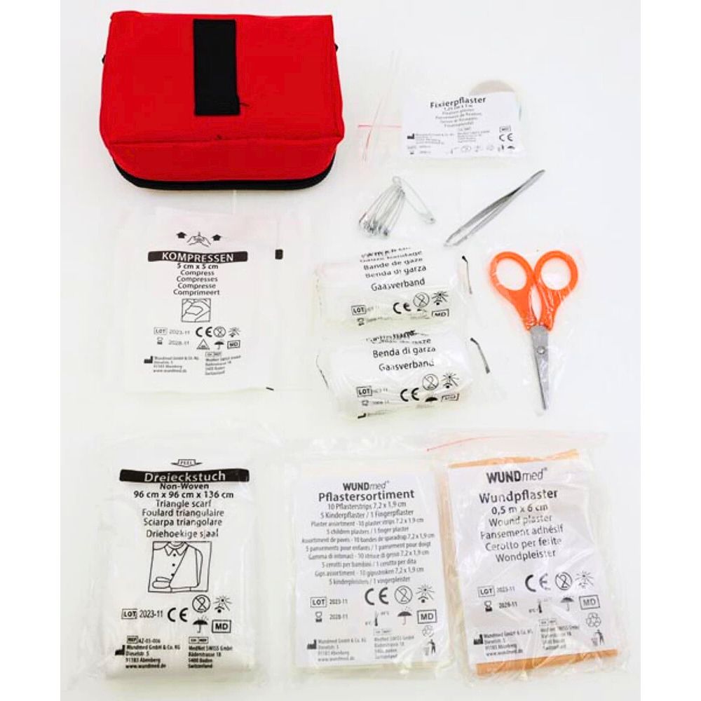 WUNDmed | Erste Hilfe Reise Set mit 32 teile
