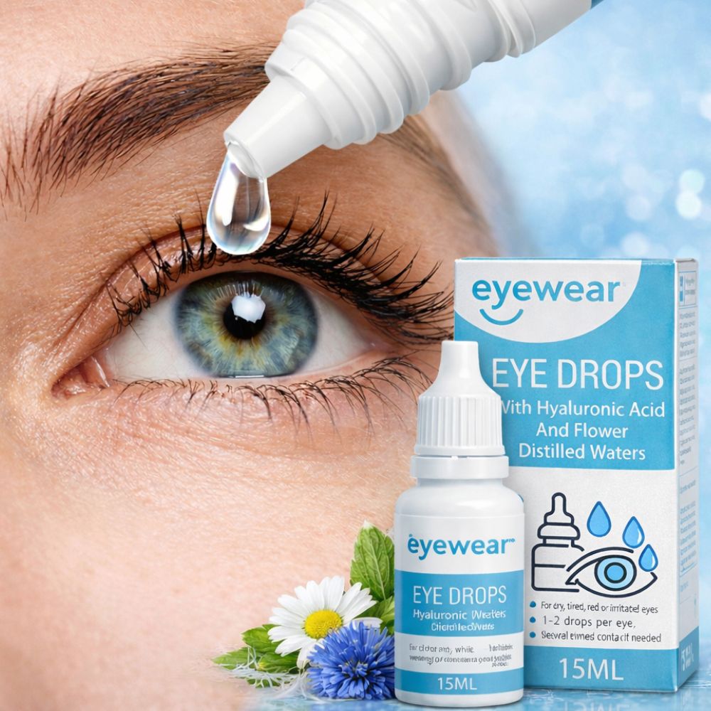 Eyewear Augentropfen mit Hyaluronsäure & Blütenwässern – 15 ml