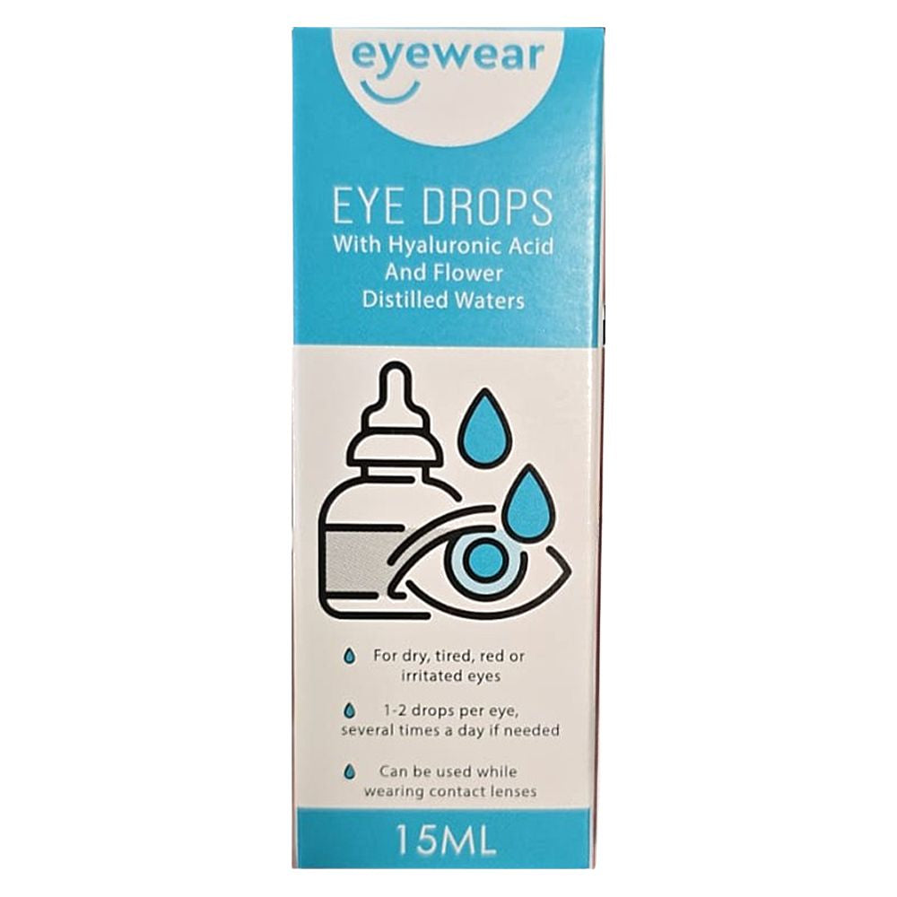 Eyewear Augentropfen mit Hyaluronsäure & Blütenwässern – 15 ml