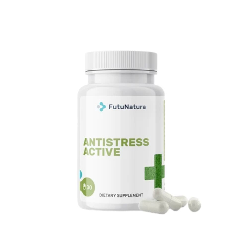FutuNatura AntiStress Active - Psychisches Wohlbefinden und Stress - 30 Kapseln