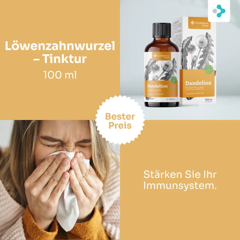 FutuNatura Löwenzahnwurzel – Tinktur - 100 ml