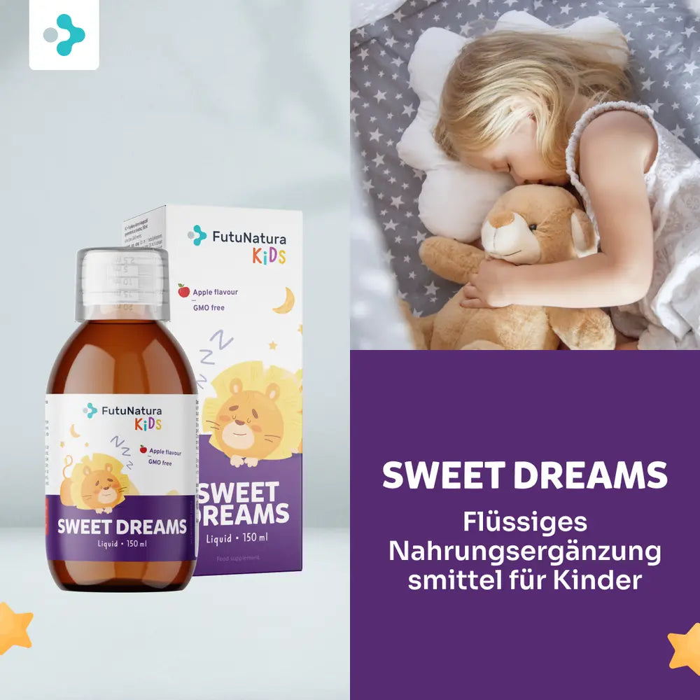 FutuNatura | Sweet dreams - Flüssige Nahrungsergänzung für Kinder zum Schlafen