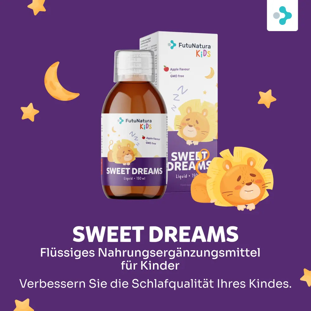 FutuNatura | Sweet dreams - Flüssige Nahrungsergänzung für Kinder zum Schlafen