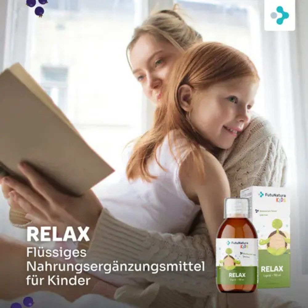 FutuNatura | Relax - Kindersirup für optimale Entspannung und Schlaf - 150ml