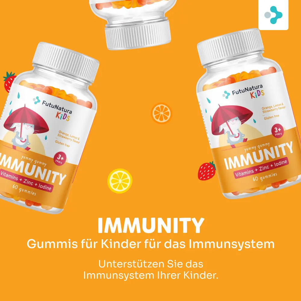 FutuNatura | Immunity – Gummies für Kinder für Immunsystem - 60 Stück
