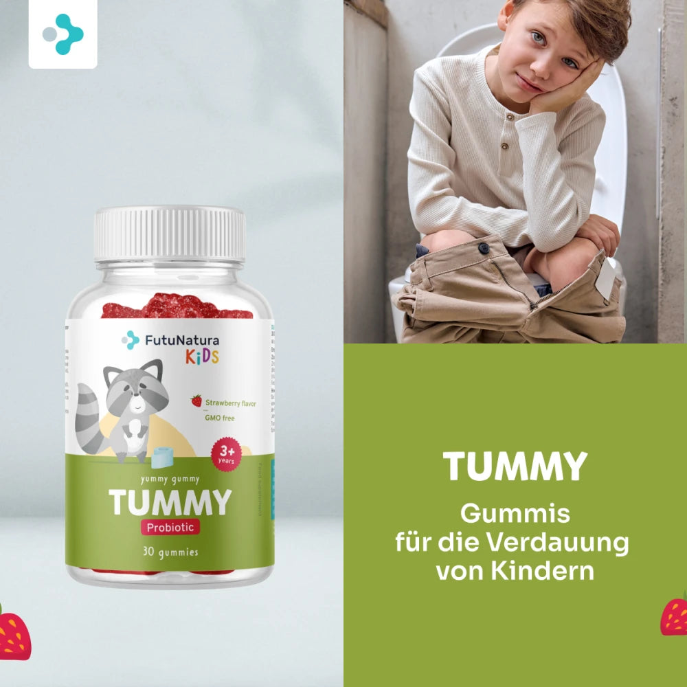 FutuNatura | TUMMY - Kindergummies für eine bessere Verdauung - 30 Stück