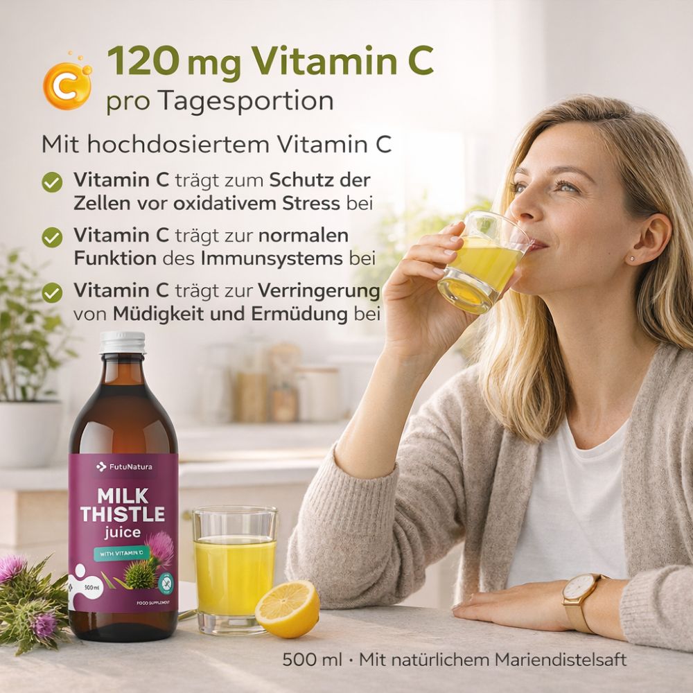 FutuNatura | Mariendistelsaft als Ergänzung bei Diäten - 500ml