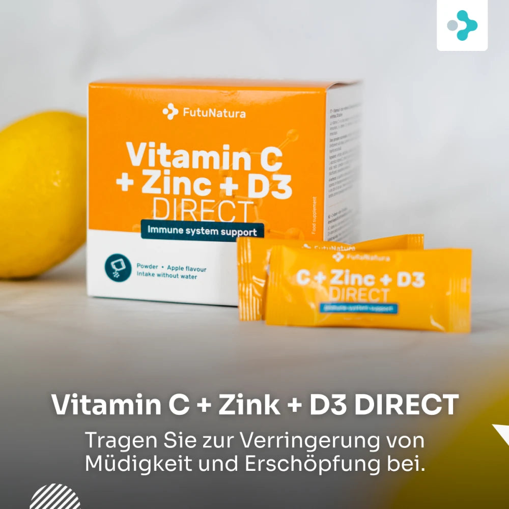 FutuNatura | Vitamin C 500 + Zink + D3 DIRECT - 30 Beutel
