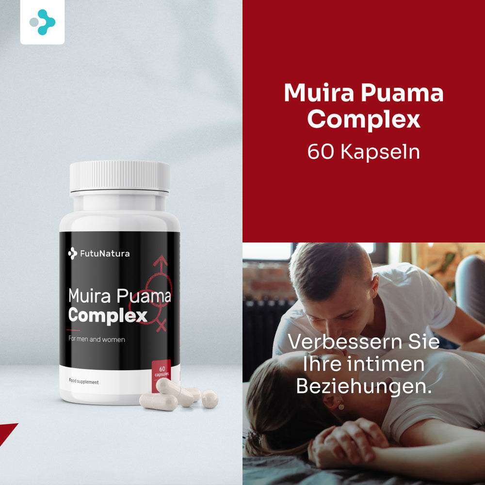 FutuNatura Muira Puama Complex - sexuelle Potenz - 60 Kapseln