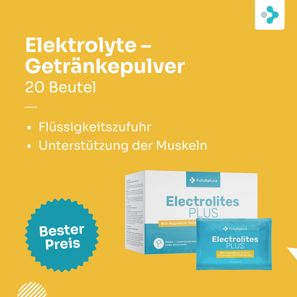FutuNatura | Elektrolyte Plus für Unterstützung der Hydratation - 20 Beutel