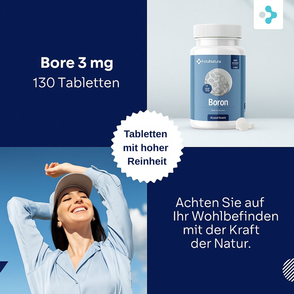 FutuNatura | Bor 3 mg - 365 Tabletten