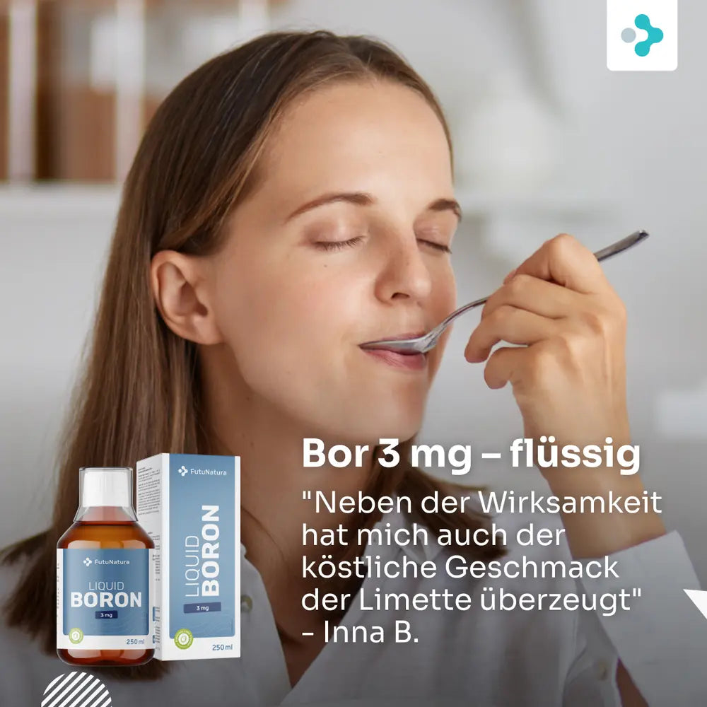 FutuNatura | Bor 3 mg – Unterstützung für den Körper - flüssig - 250 ml