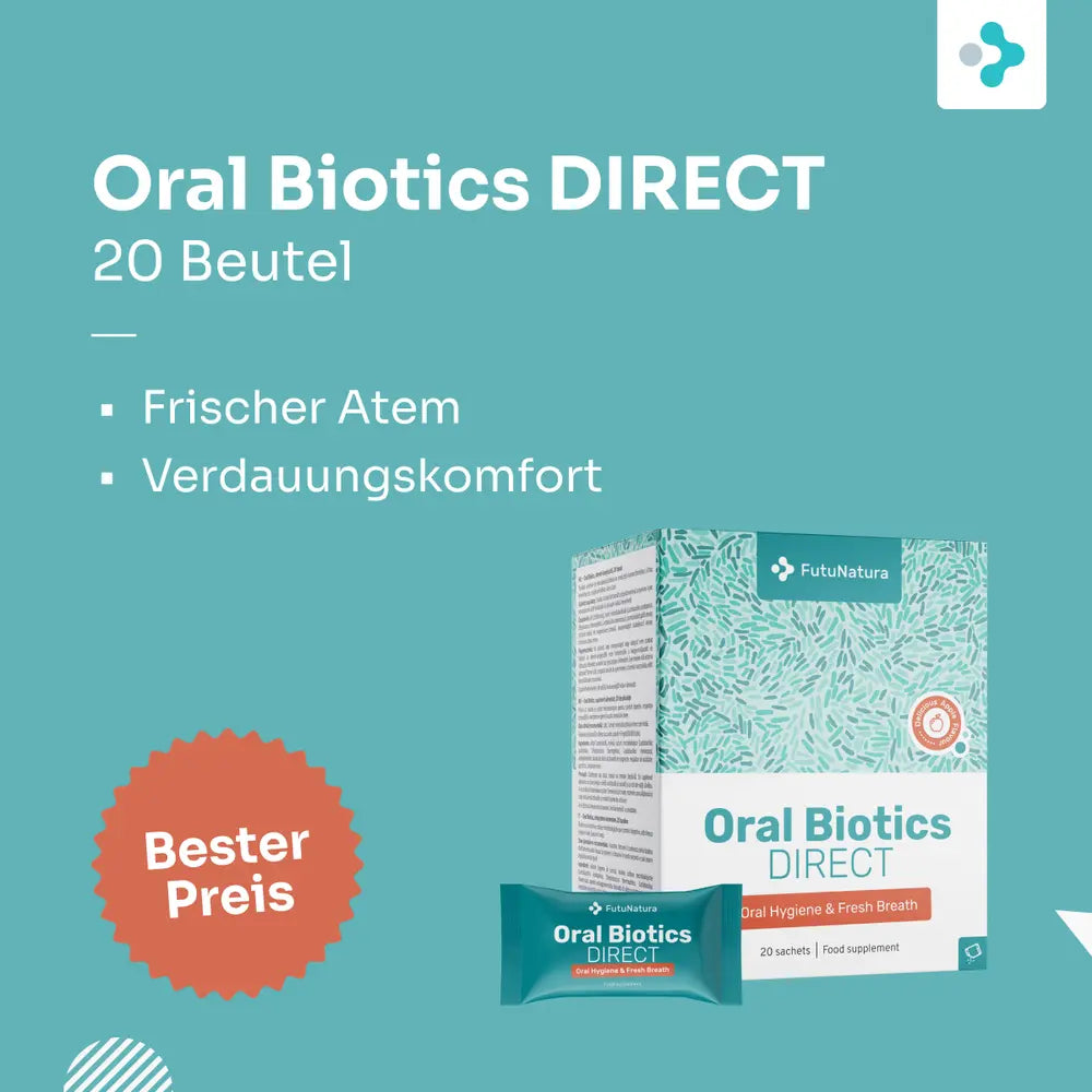 FutuNatura | Oral Biotics DIRECT - Verdauung und Mundhygiene - 20 Beutel