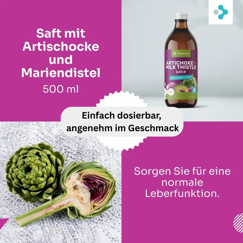 FutuNatura | Saft mit Artischocke und Mariendistel - 500 ml