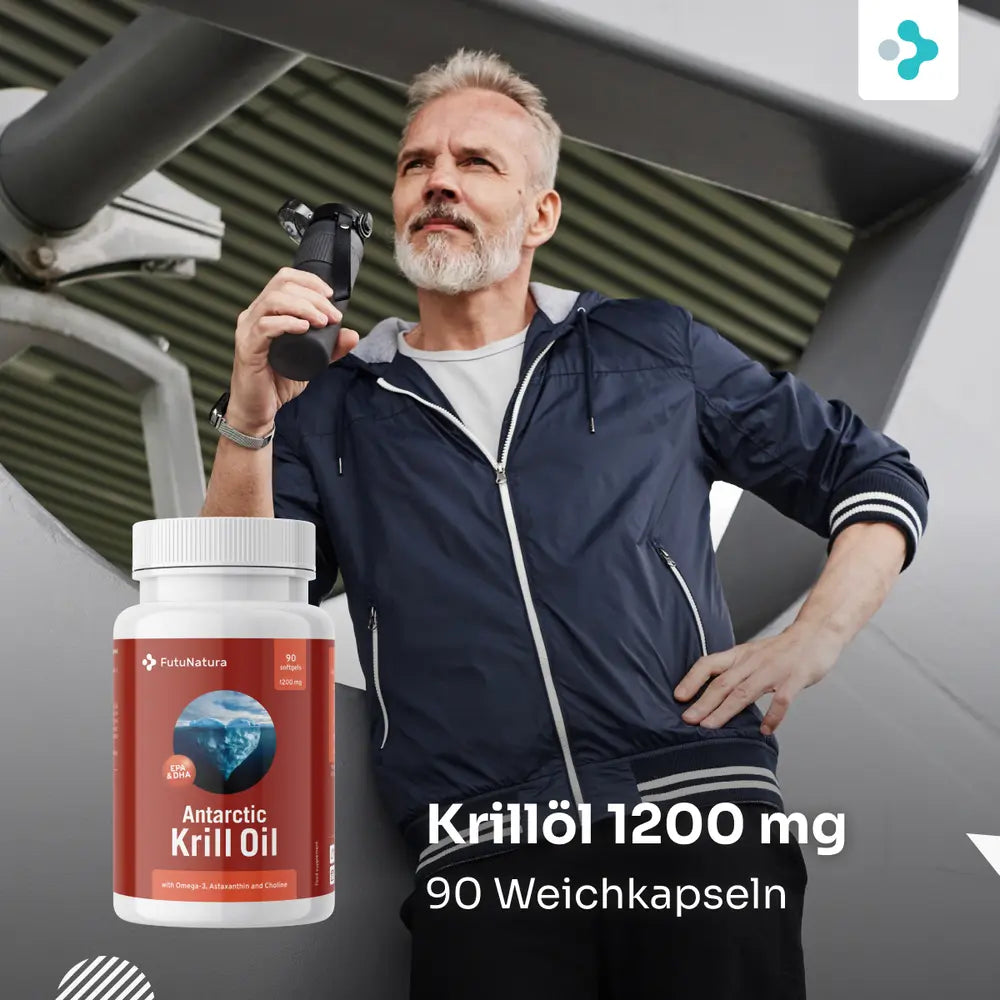 FutuNatura | Omega-3 Krillöl für Herz und Leber - 90 / 240 Weichkapseln